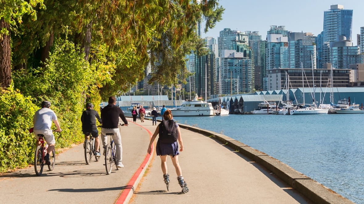 Toronto waterfront bike route
